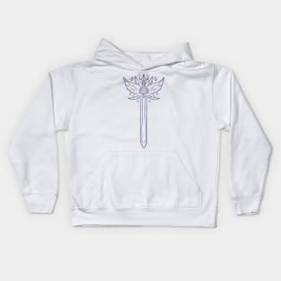 Biblically Accurate sword Kids Hoodie